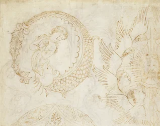 Entwürfe für gewebte Seide und Stickerei (recto und verso)